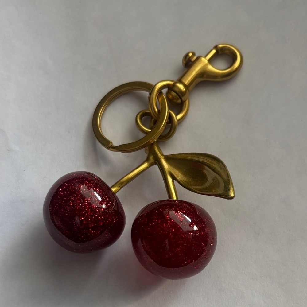 Gorgeous Red Cherry key chain/Bag charm